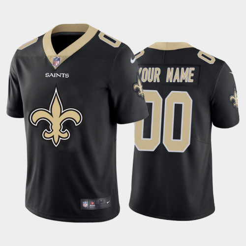 Men's New Orleans Saints ACTIVE PLAYER Custom Black NFL 2020 Team Big Logo Limited Stitched Jersey